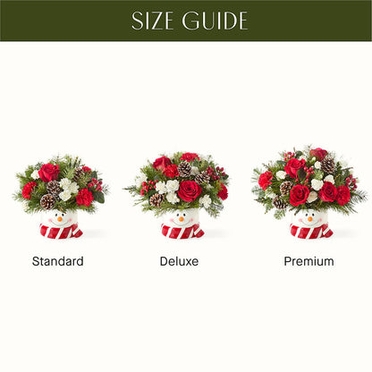 Jolly Snowman Bouquet –  Flower Garden Florist, Fort Worth TX