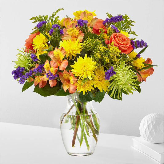 Marmalade Skies Bouquet –  Flower Garden Florist, Fort Worth TX