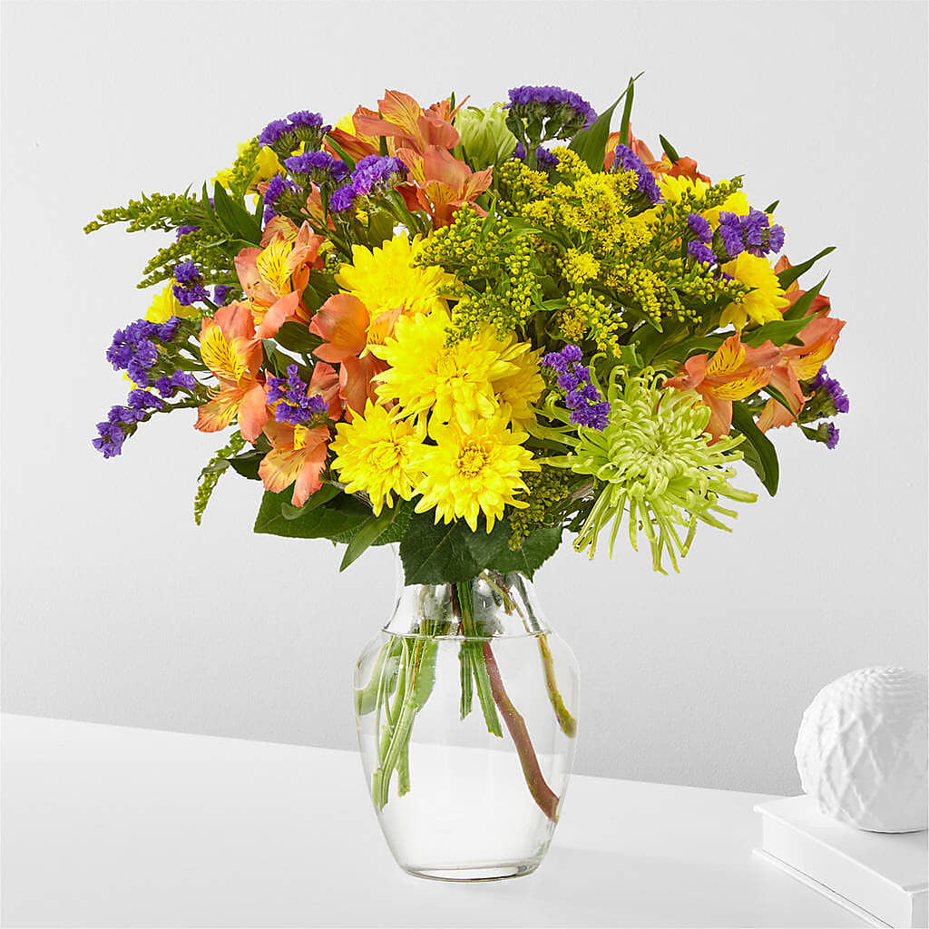 Marmalade Skies Bouquet –  Flower Garden Florist, Fort Worth TX
