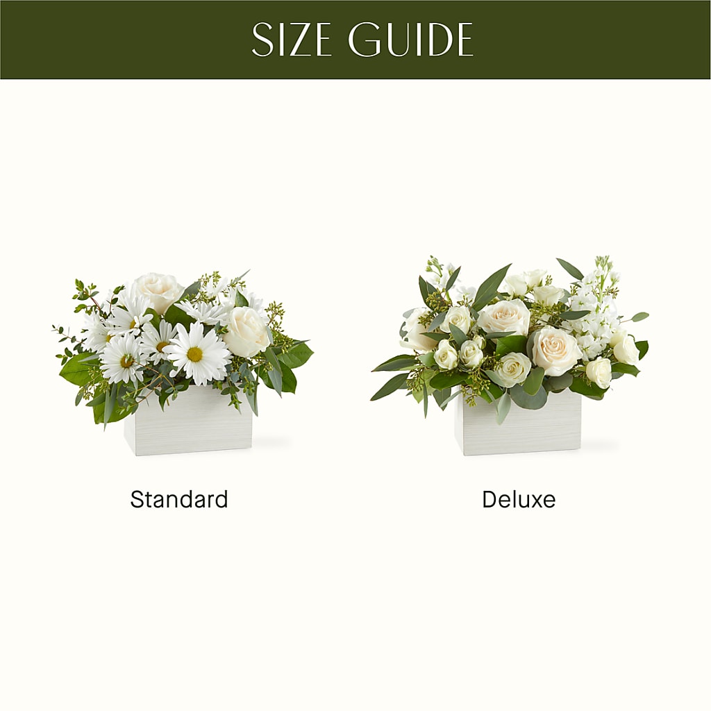 Fresh Linen Box Bouquet –  Flower Garden Florist, Fort Worth TX