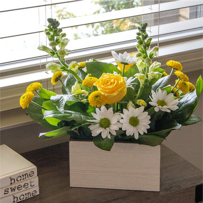 Sun Salutation Box Bouquet –  Flower Garden Florist, Fort Worth TX