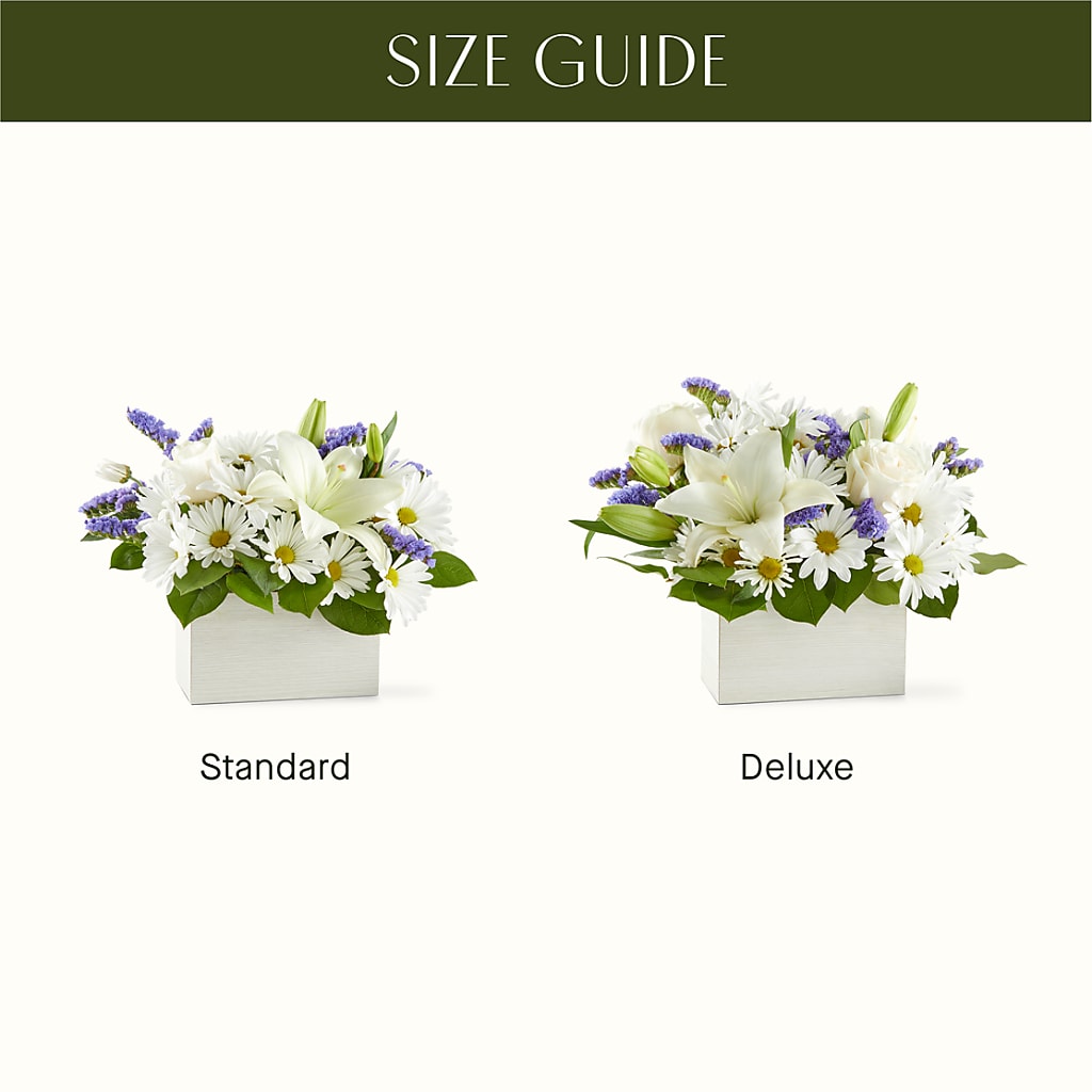 Beyond Blue Box Bouquet –  Flower Garden Florist, Fort Worth TX