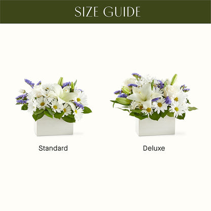 Beyond Blue Box Bouquet –  Flower Garden Florist, Fort Worth TX