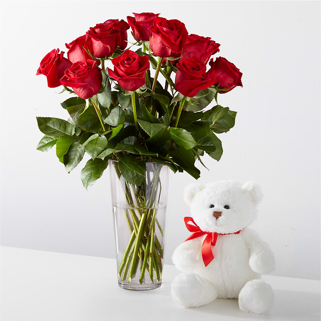 Romantic Long Stem Red Rose Bouquet Bundles –  Flower Garden Florist, Fort Worth TX