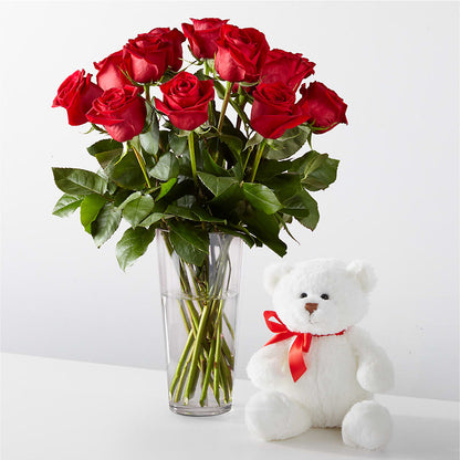 Romantic Long Stem Red Rose Bouquet Bundles –  Flower Garden Florist, Fort Worth TX