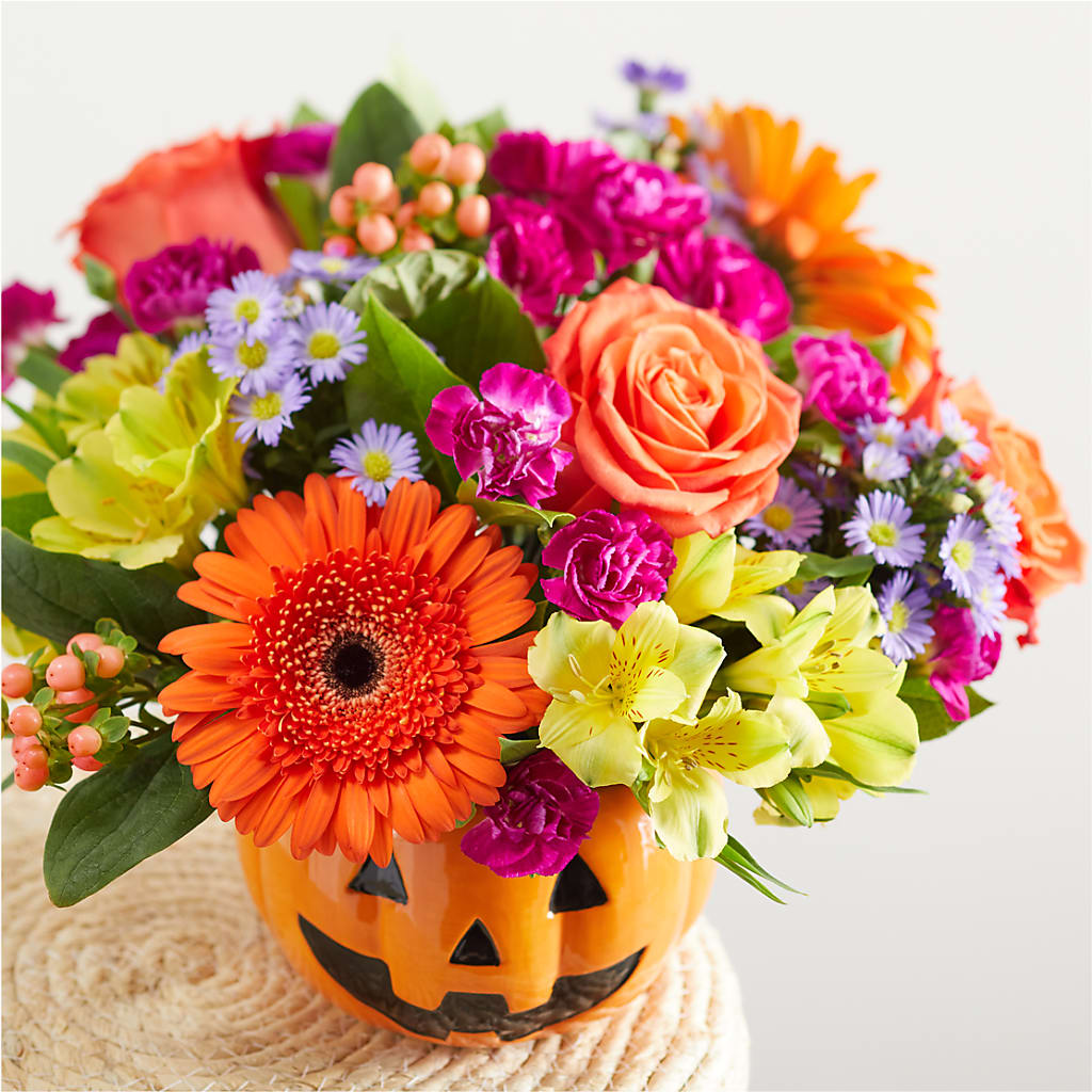 Tricks & Treats Pumpkin –  Flower Garden Florist, Fort Worth TX