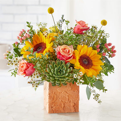 Sunflower Season Bouquet –  Flower Garden Florist, Fort Worth TX
