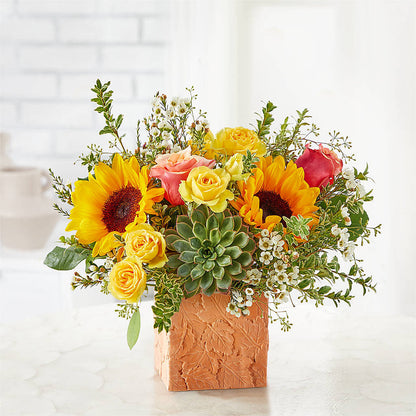 Sunflower Season Bouquet –  Flower Garden Florist, Fort Worth TX