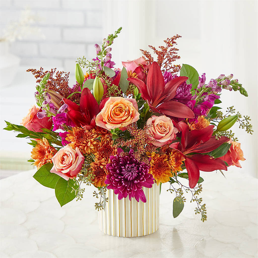 Burgundy Landscape Bouquet –  Flower Garden Florist, Fort Worth TX