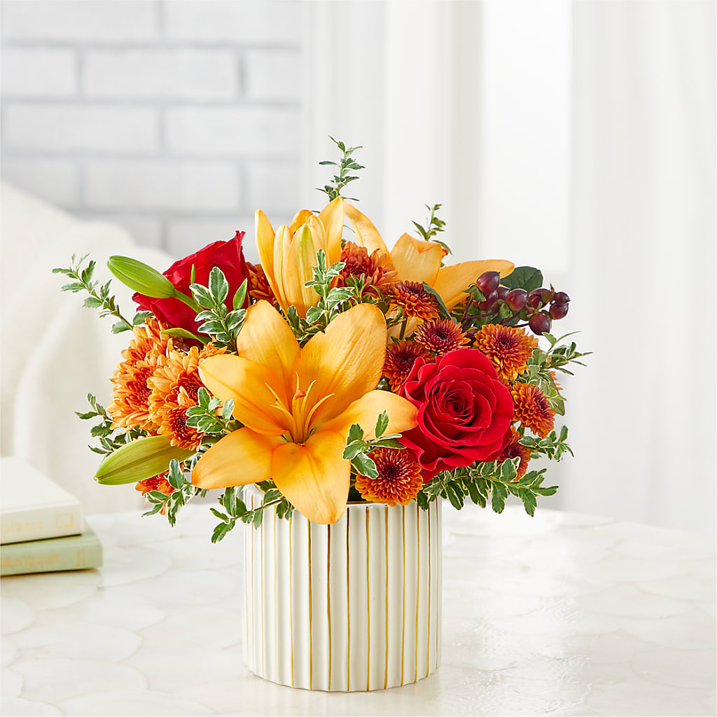 Scarlet Skies Bouquet –  Flower Garden Florist, Fort Worth TX