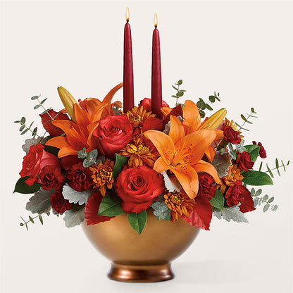 Fruits of Fall Centerpiece –  Flower Garden Florist, Fort Worth TX