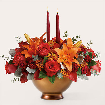 Fruits of Fall Centerpiece –  Flower Garden Florist, Fort Worth TX