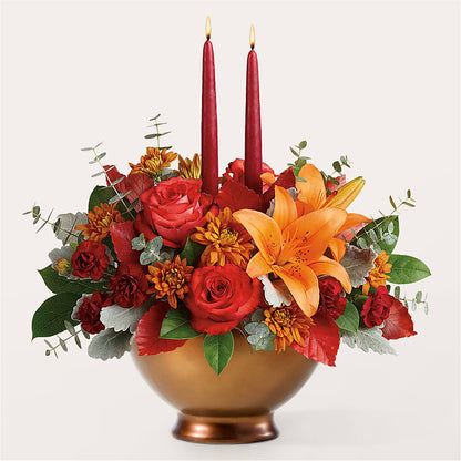 Fruits of Fall Centerpiece –  Flower Garden Florist, Fort Worth TX