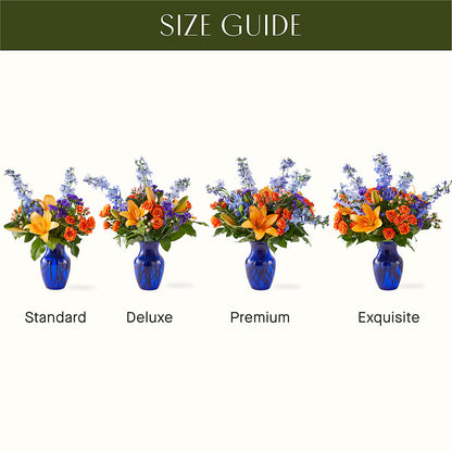 Radiant Citrus Bouquet –  Flower Garden Florist, Fort Worth TX
