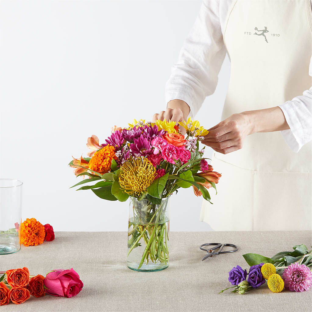 Feast of Color – A Florist Original –  Flower Garden Florist, Fort Worth TX