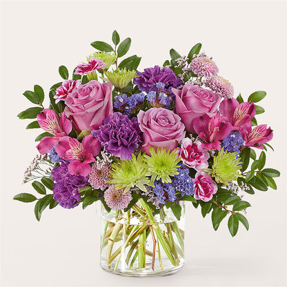 Glass Half Full Bouquet –  Flower Garden Florist, Fort Worth TX