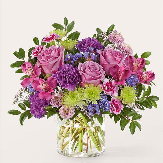 Glass Half Full Bouquet –  Flower Garden Florist, Fort Worth TX