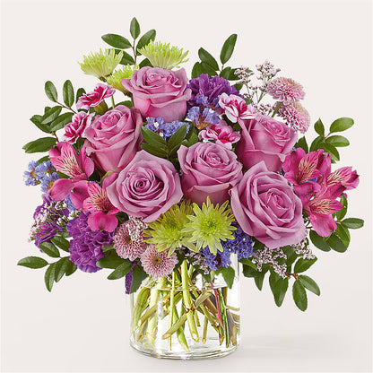 Glass Half Full Bouquet –  Flower Garden Florist, Fort Worth TX