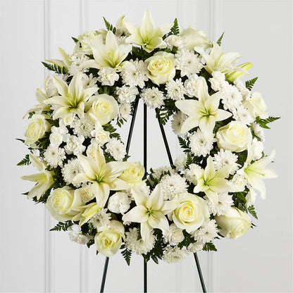 Treasured Tribute Wreath –  Flower Garden Florist, Fort Worth TX