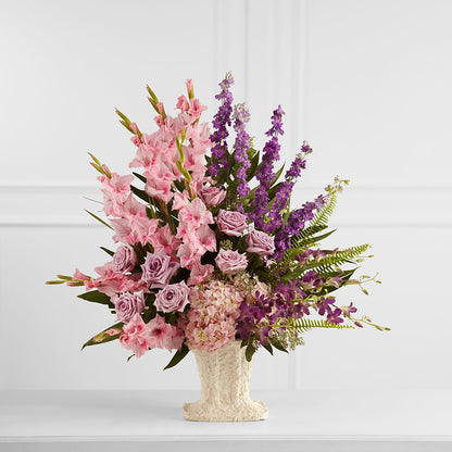 Flowing Garden Arrangement –  Flower Garden Florist, Fort Worth TX