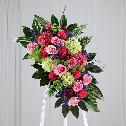 Refreshing Mix Standing Spray –  Flower Garden Florist, Fort Worth TX