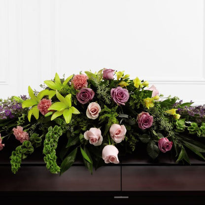 Forever Beloved Casket Spray –  Flower Garden Florist, Fort Worth TX