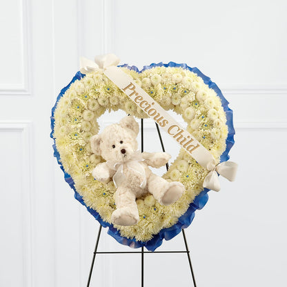 Precious Child Standing Heart –  Flower Garden Florist, Fort Worth TX