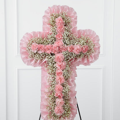 Angel's Cross Easel –  Flower Garden Florist, Fort Worth TX