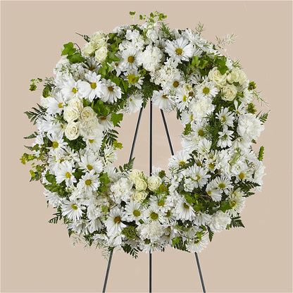 Faithful Wishes Wreath –  Flower Garden Florist, Fort Worth TX