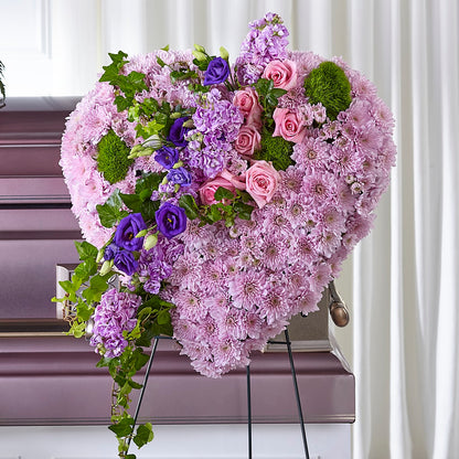 Treasured Love Standing Heart –  Flower Garden Florist, Fort Worth TX