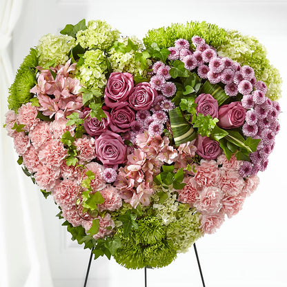 Heartwarming Standing Heart –  Flower Garden Florist, Fort Worth TX