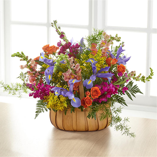 Garden of Life Basket –  Flower Garden Florist, Fort Worth TX
