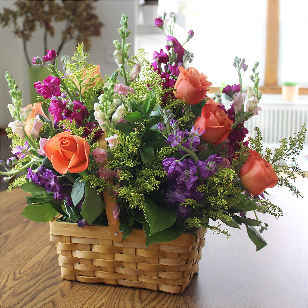 Garden of Life Basket –  Flower Garden Florist, Fort Worth TX