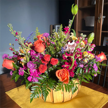 Garden of Life Basket –  Flower Garden Florist, Fort Worth TX