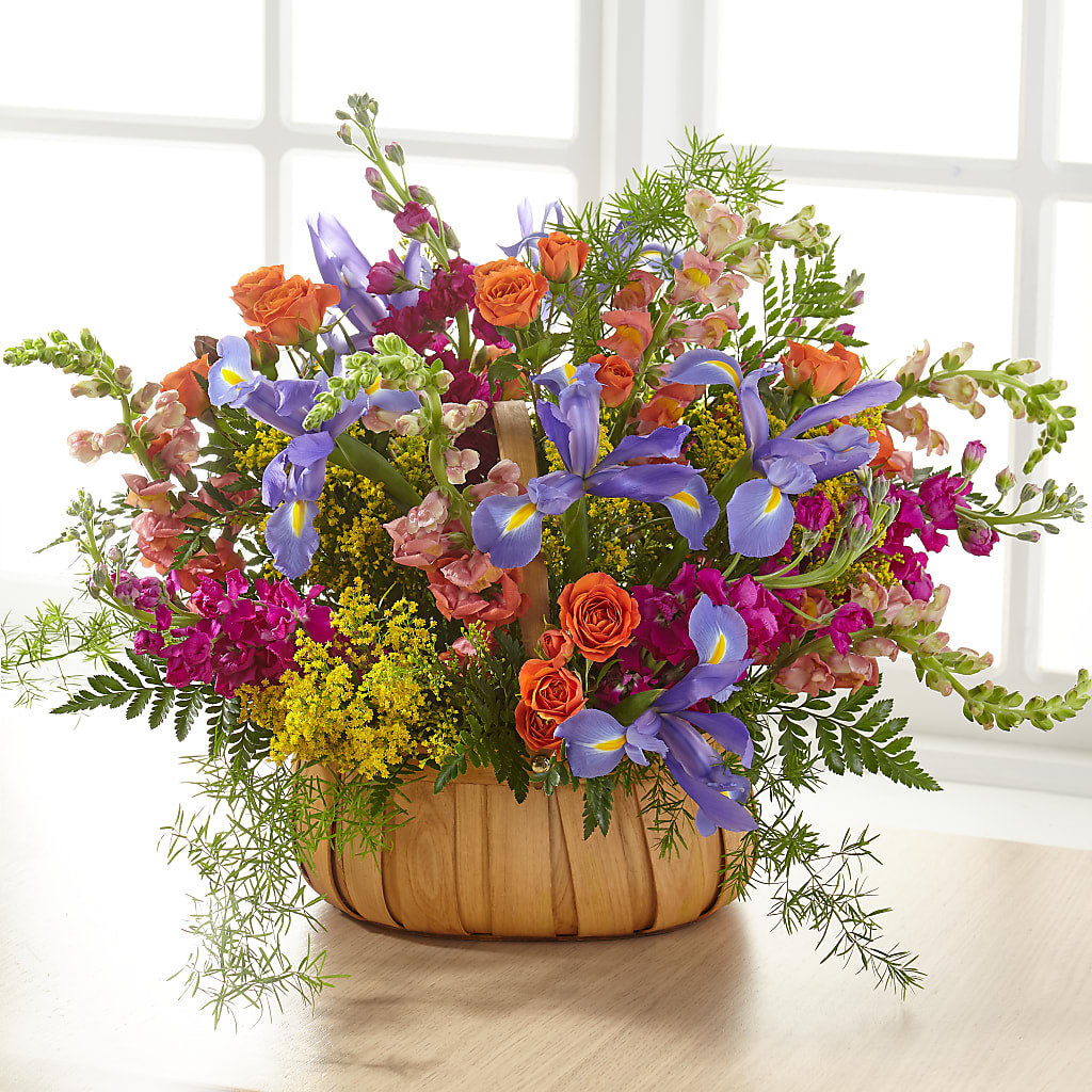 Garden of Life Basket –  Flower Garden Florist, Fort Worth TX