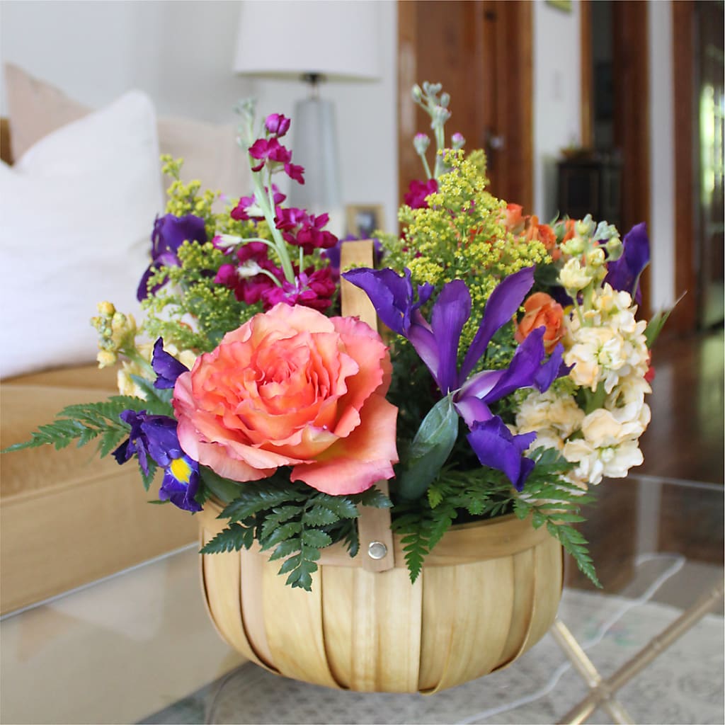 Garden of Life Basket –  Flower Garden Florist, Fort Worth TX