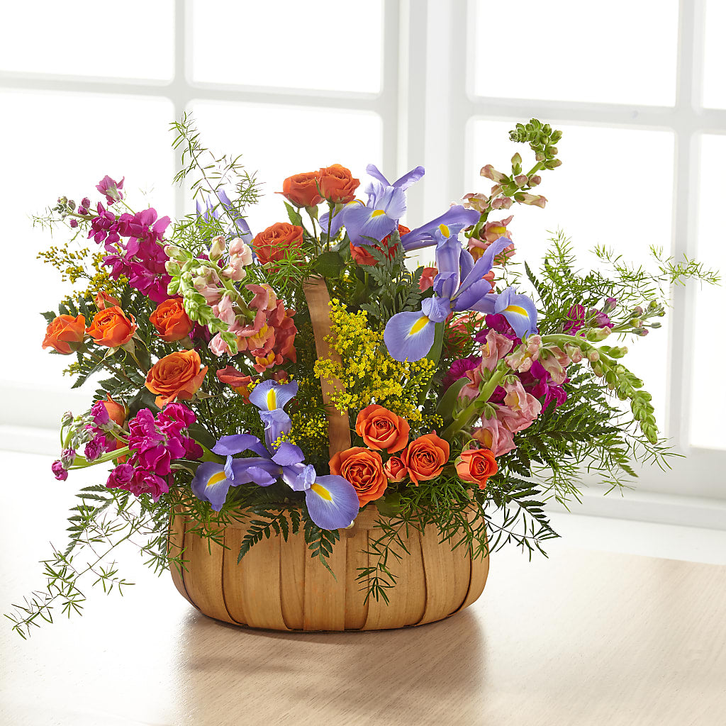Garden of Life Basket –  Flower Garden Florist, Fort Worth TX