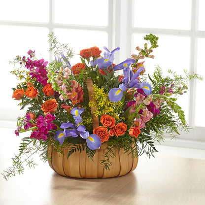 Garden of Life Basket –  Flower Garden Florist, Fort Worth TX