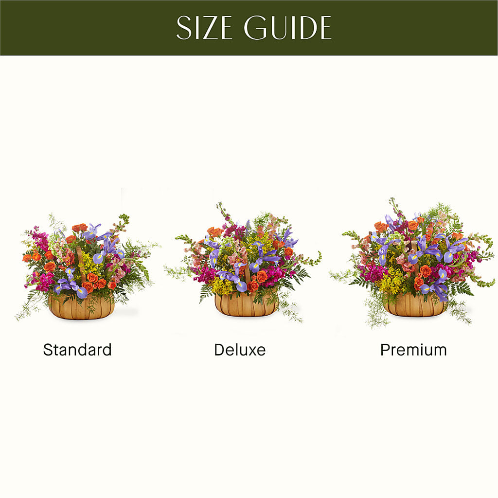 Garden of Life Basket –  Flower Garden Florist, Fort Worth TX