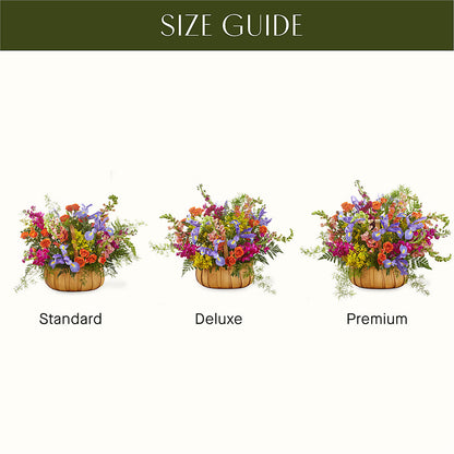 Garden of Life Basket –  Flower Garden Florist, Fort Worth TX