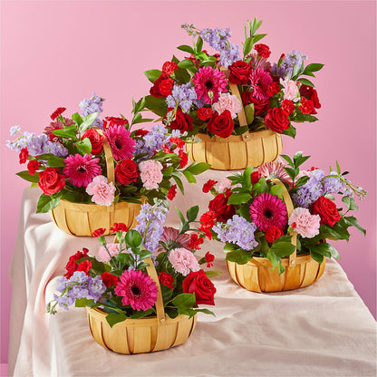 Pink Picnic Basket –  Flower Garden Florist, Fort Worth TX