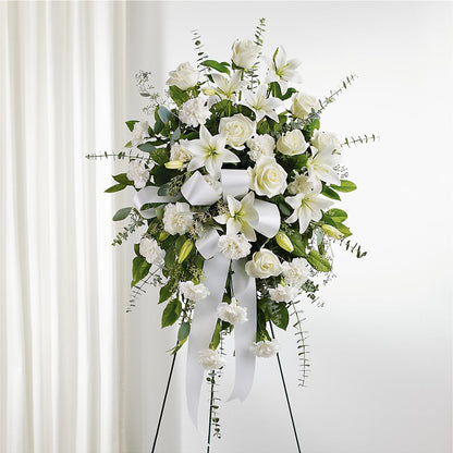 With Care Standing Spray –  Flower Garden Florist, Fort Worth TX