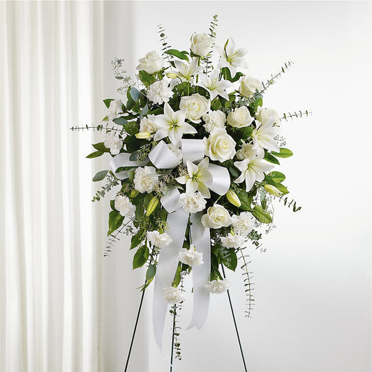 With Care Standing Spray –  Flower Garden Florist, Fort Worth TX