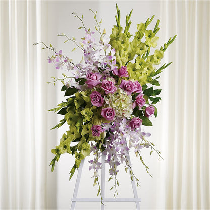 Lasting Legacy Standing Spray –  Flower Garden Florist, Fort Worth TX