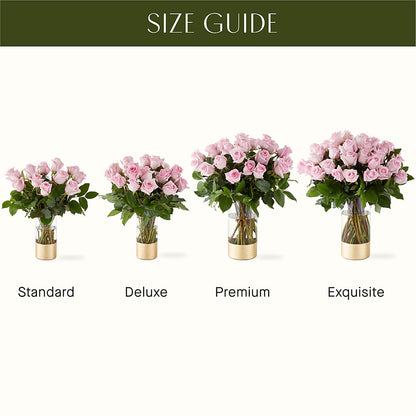 Picture Perfect Pink Rose Bouquet –  Flower Garden Florist, Fort Worth TX