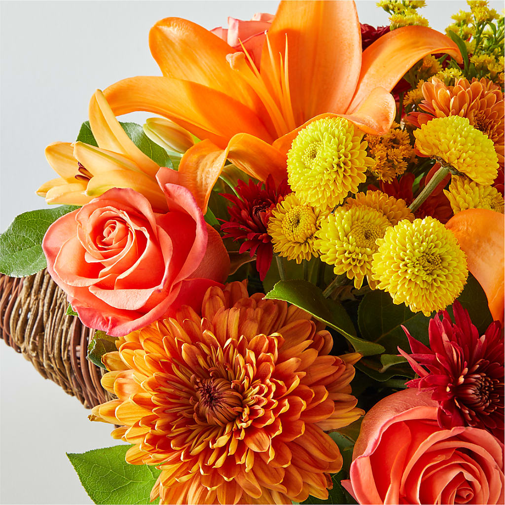 Bouquet of Blessings Cornucopia –  Flower Garden Florist, Fort Worth TX