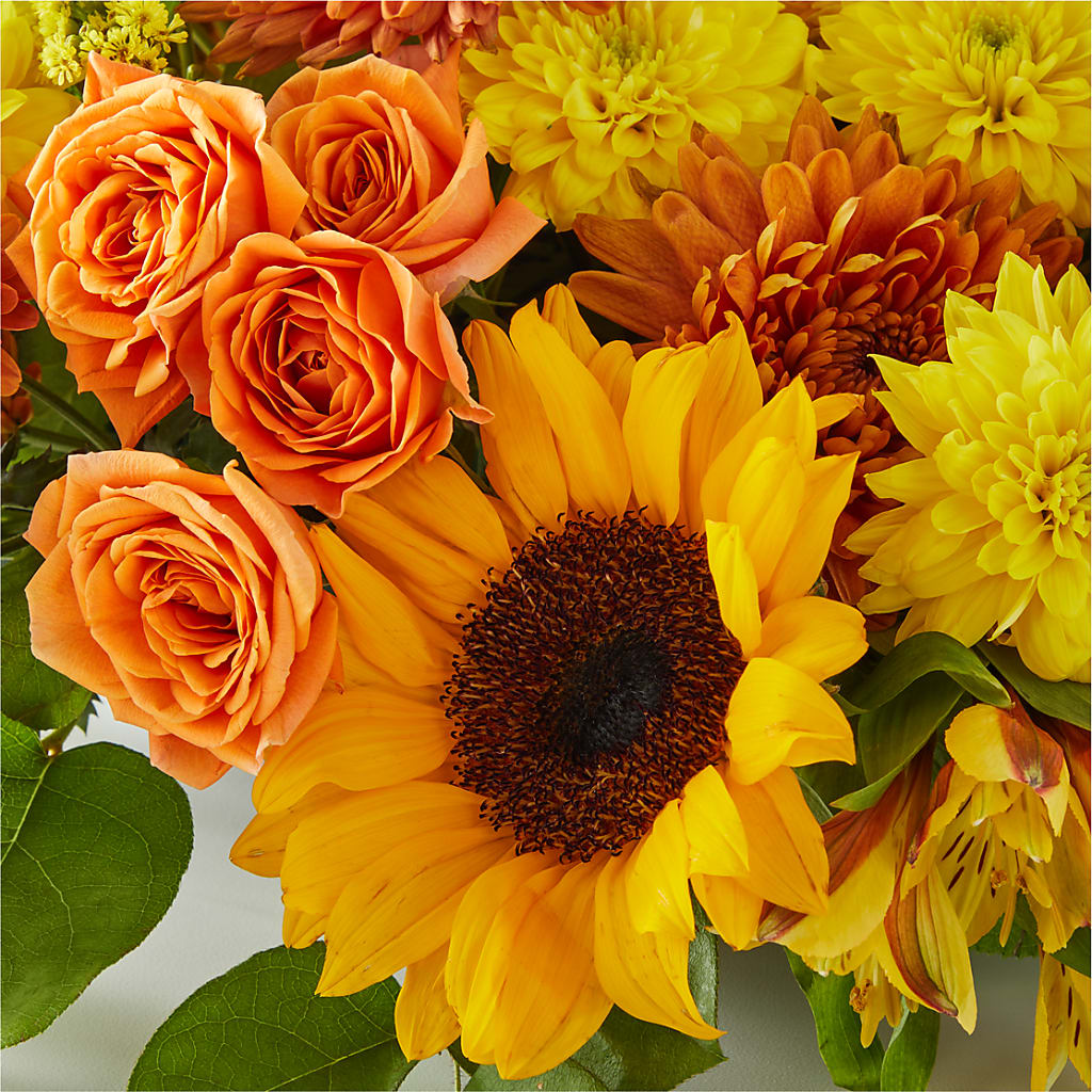 Autumn Harmony Centerpiece –  Flower Garden Florist, Fort Worth TX