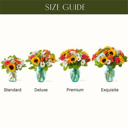 Sun-drenched Blooms Bouquet –  Flower Garden Florist, Fort Worth TX