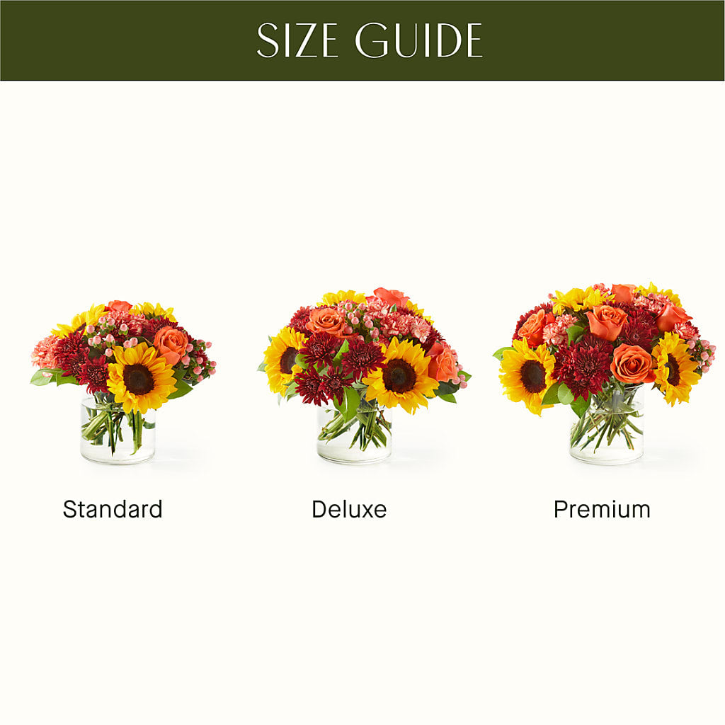 September Sunset Bouquet –  Flower Garden Florist, Fort Worth TX