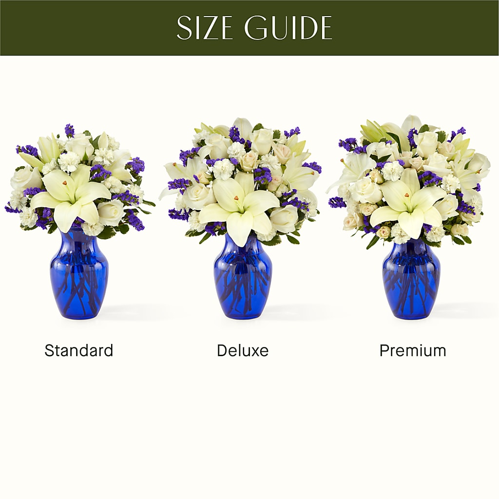 Sapphire Rush Bouquet –  Flower Garden Florist, Fort Worth TX